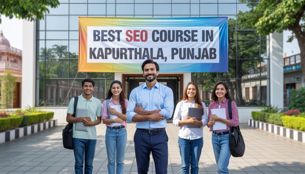 Best SEO Course in Kapurthala: Students learning SEO in classroom