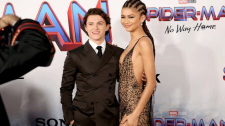 Tom Holland at Spider-Man: No Way Home premiere.