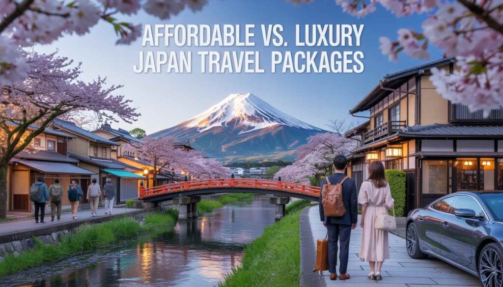 Affordable vs. Luxury Japan Travel Packages