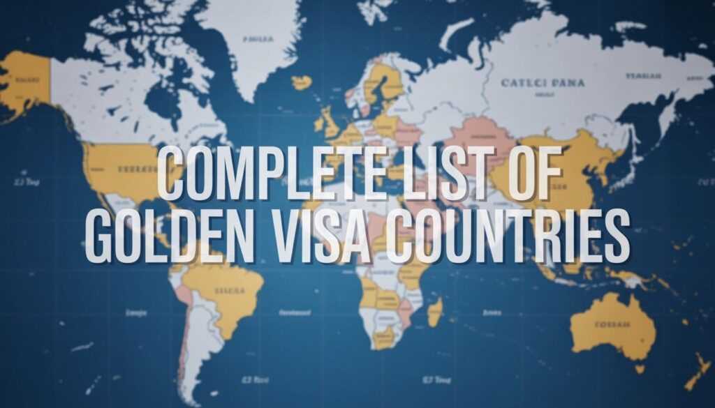 Complete List of Golden Visa Countries
